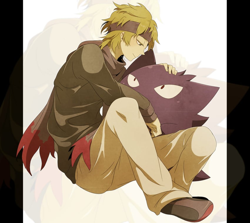 gengar and morty (pokemon and 1 more) drawn by muu1519
