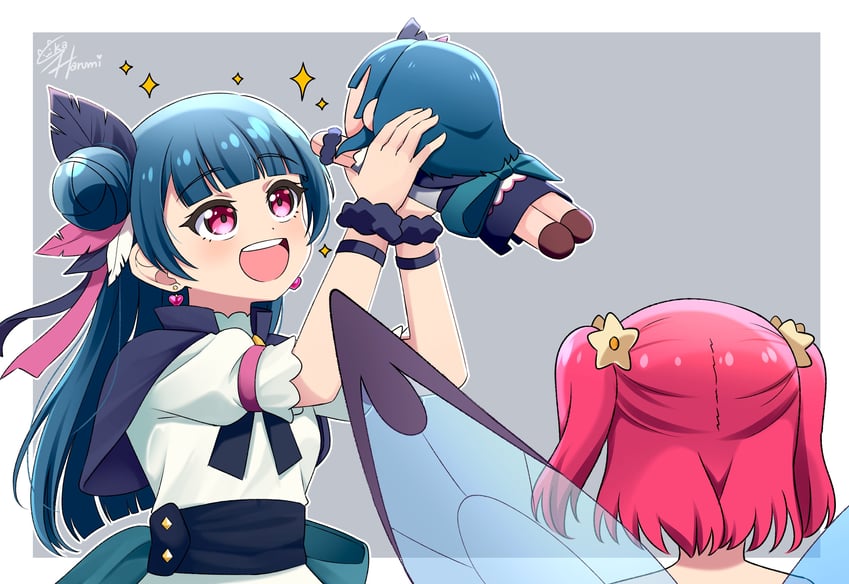 tsushima yoshiko, kurosawa ruby, yohane, and ruby (love live! and 2 more) drawn by ska.harumi