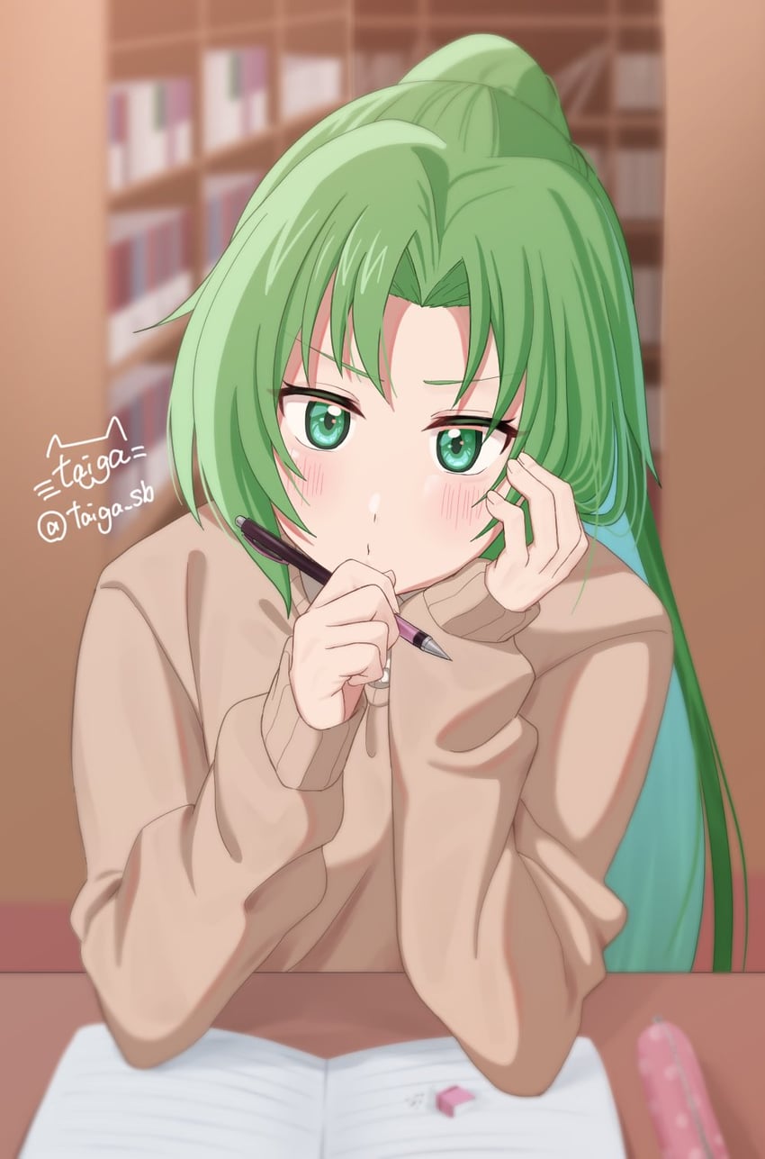 sonozaki mion (higurashi no naku koro ni) drawn by taiga_sb