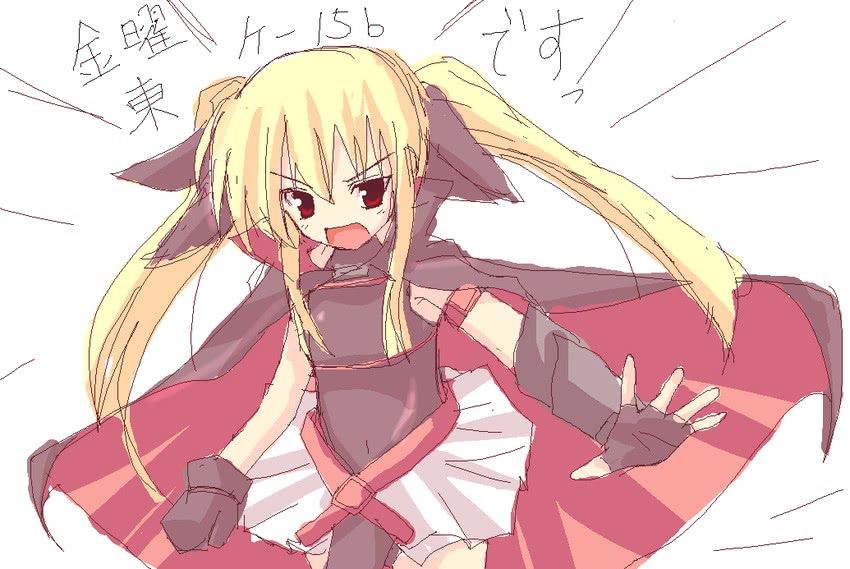 fate testarossa (lyrical nanoha and 2 more) drawn by rikudou_inuhiko