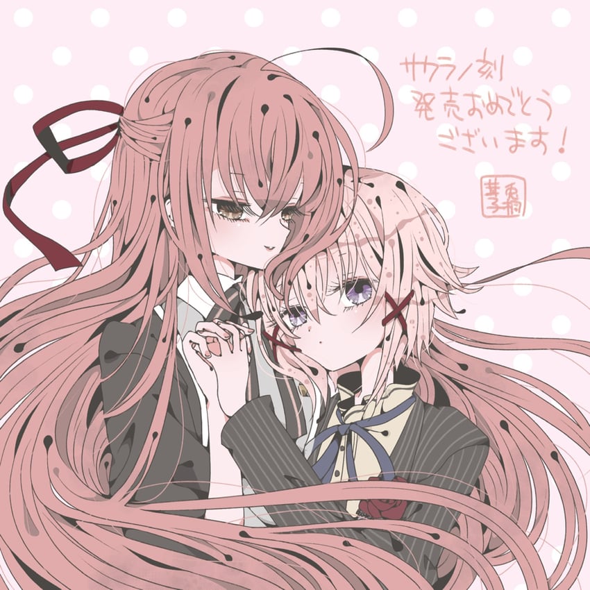 misakura rin and natsume shizuku (sakura no uta and 1 more) drawn by mycetism