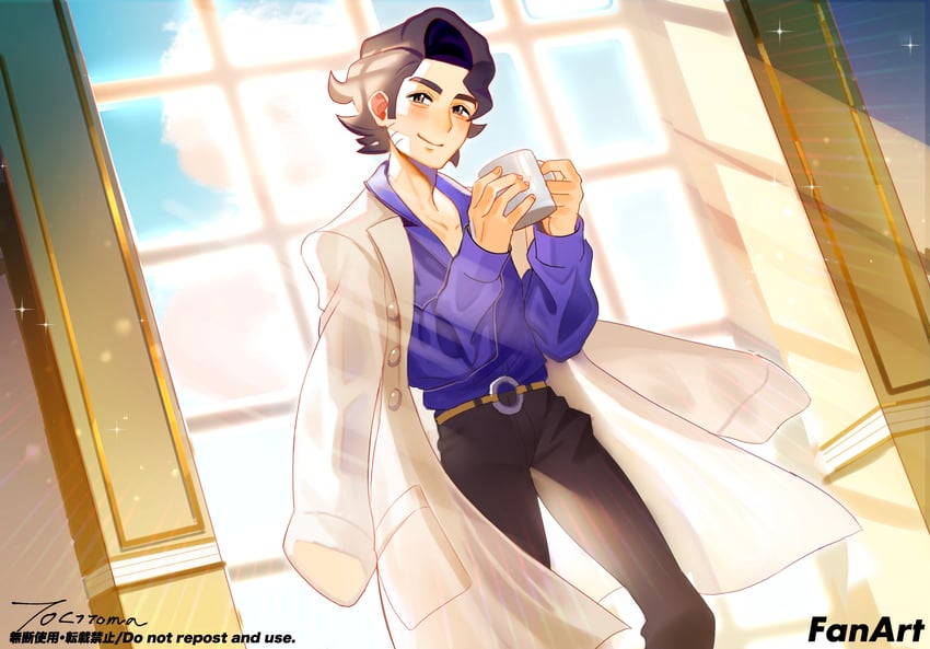 professor sycamore (pokemon and 1 more) drawn by =_(9_yawbus)