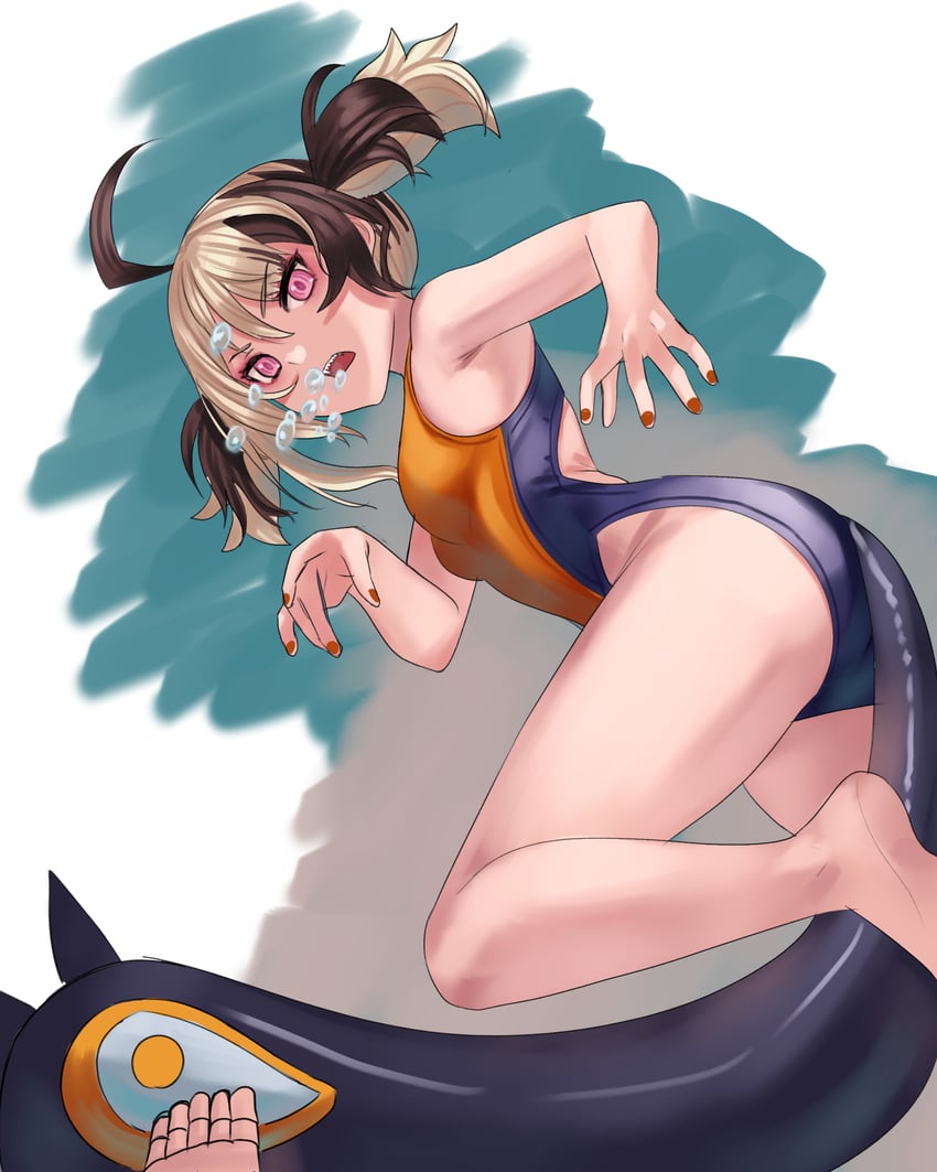 gigi murin and cecilia immergreen (hololive and 1 more) drawn by hikienlaventana