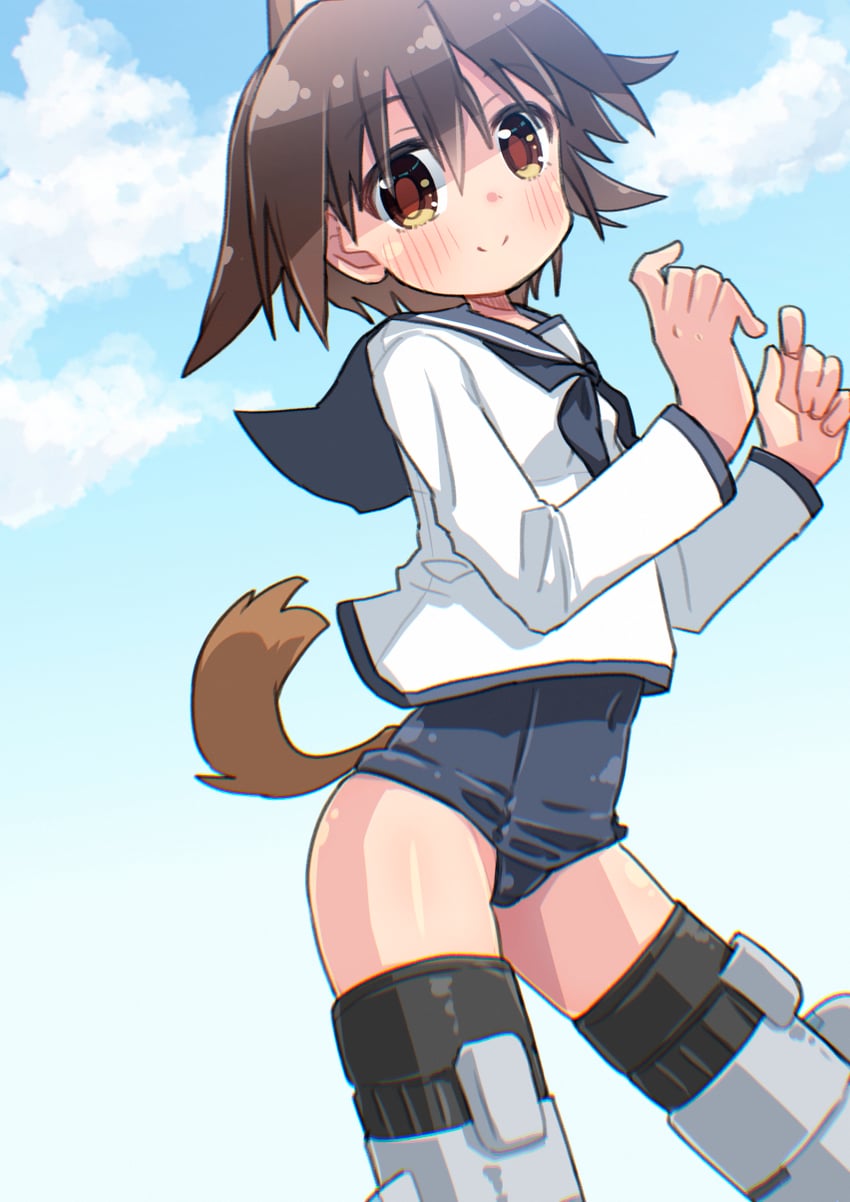 miyafuji yoshika (world witches series and 1 more) drawn by az:u