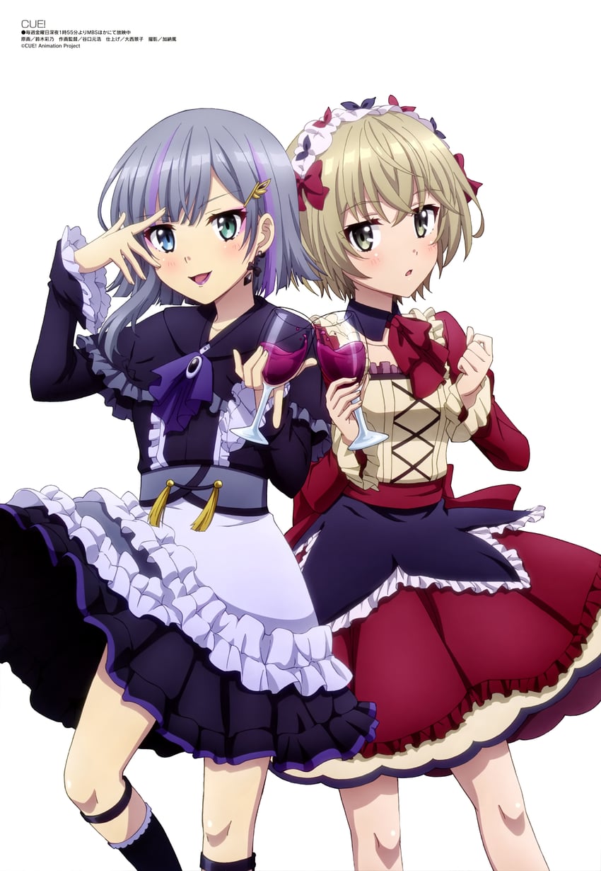 maruyama rie and toomi mei (megami magazine and 1 more) drawn by suzuki_ayano