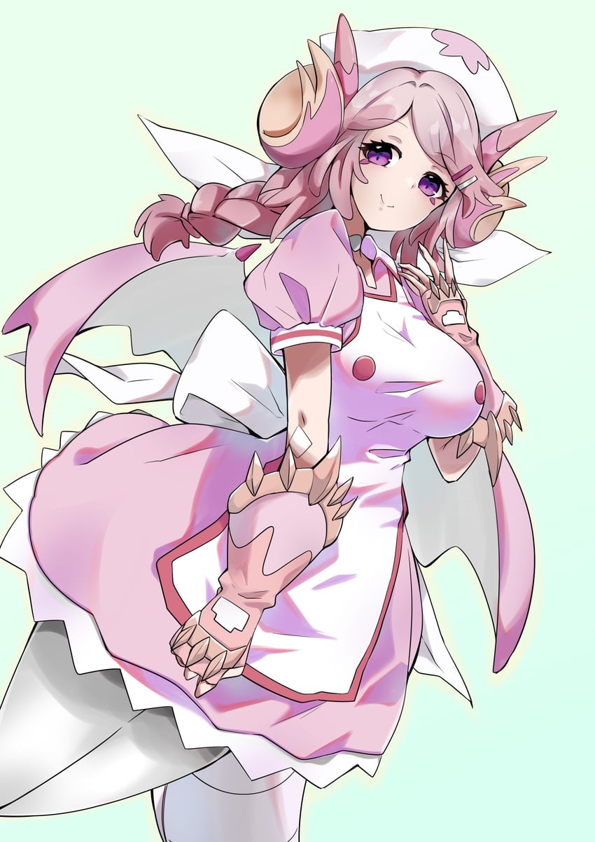 nurse dragonmaid (yu-gi-oh!) drawn by kamo_(riverside_kamo)