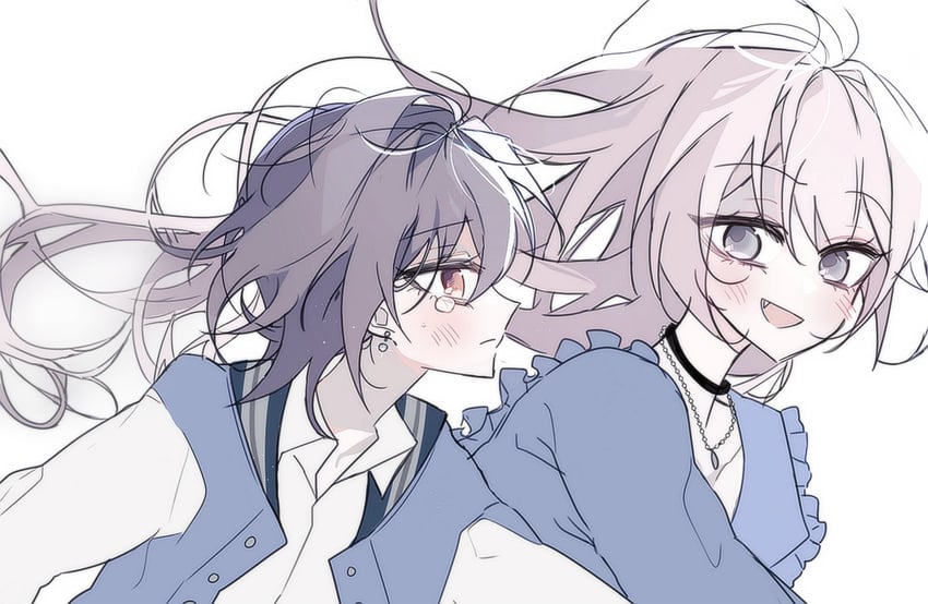 chihaya anon and takamatsu tomori (bang dream! and 1 more) drawn by sounha_2