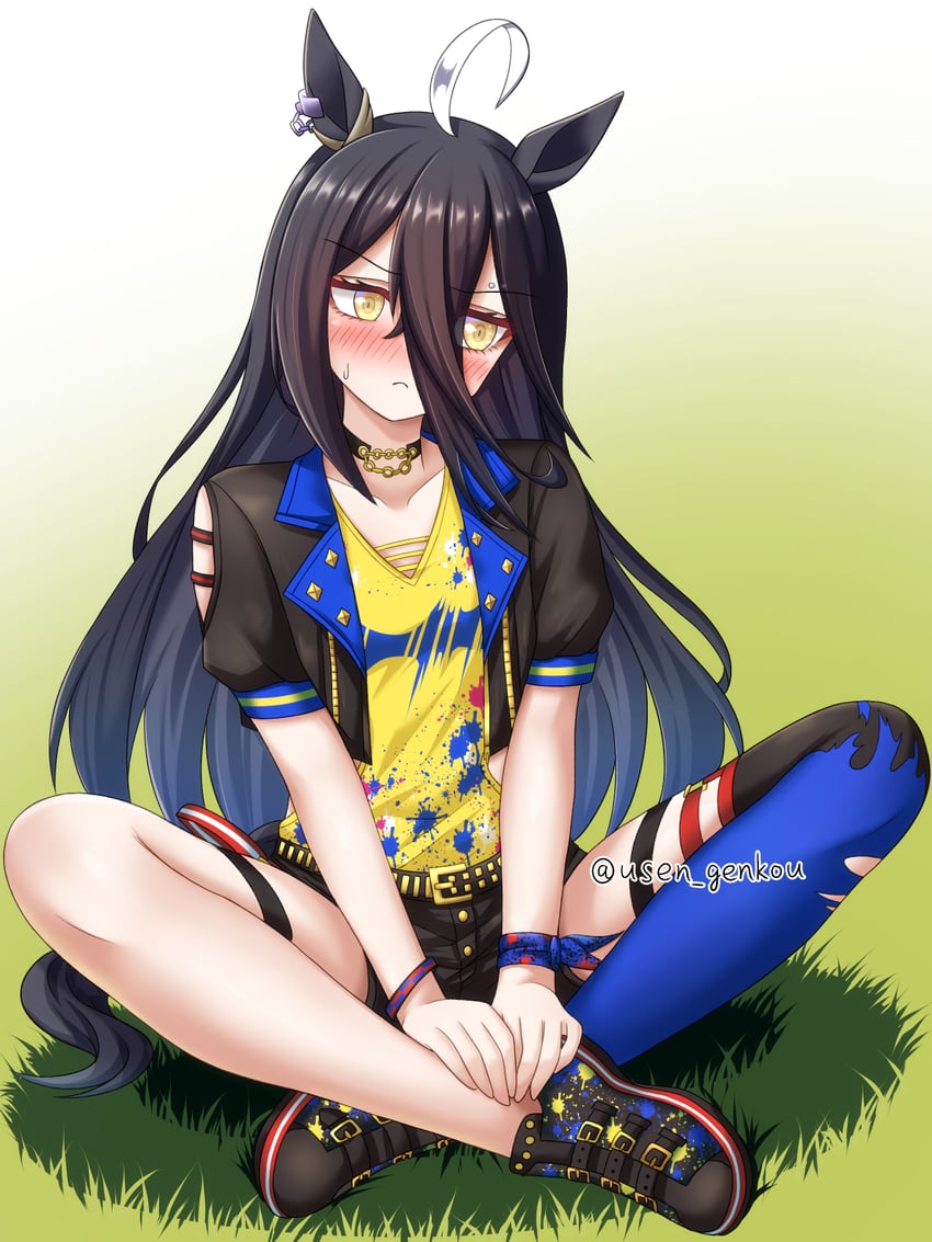 manhattan cafe and air shakur (umamusume) drawn by yuusen_(aenka)