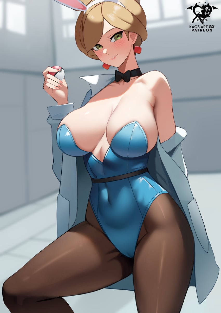 professor juniper (pokemon and 1 more) drawn by kaos_art