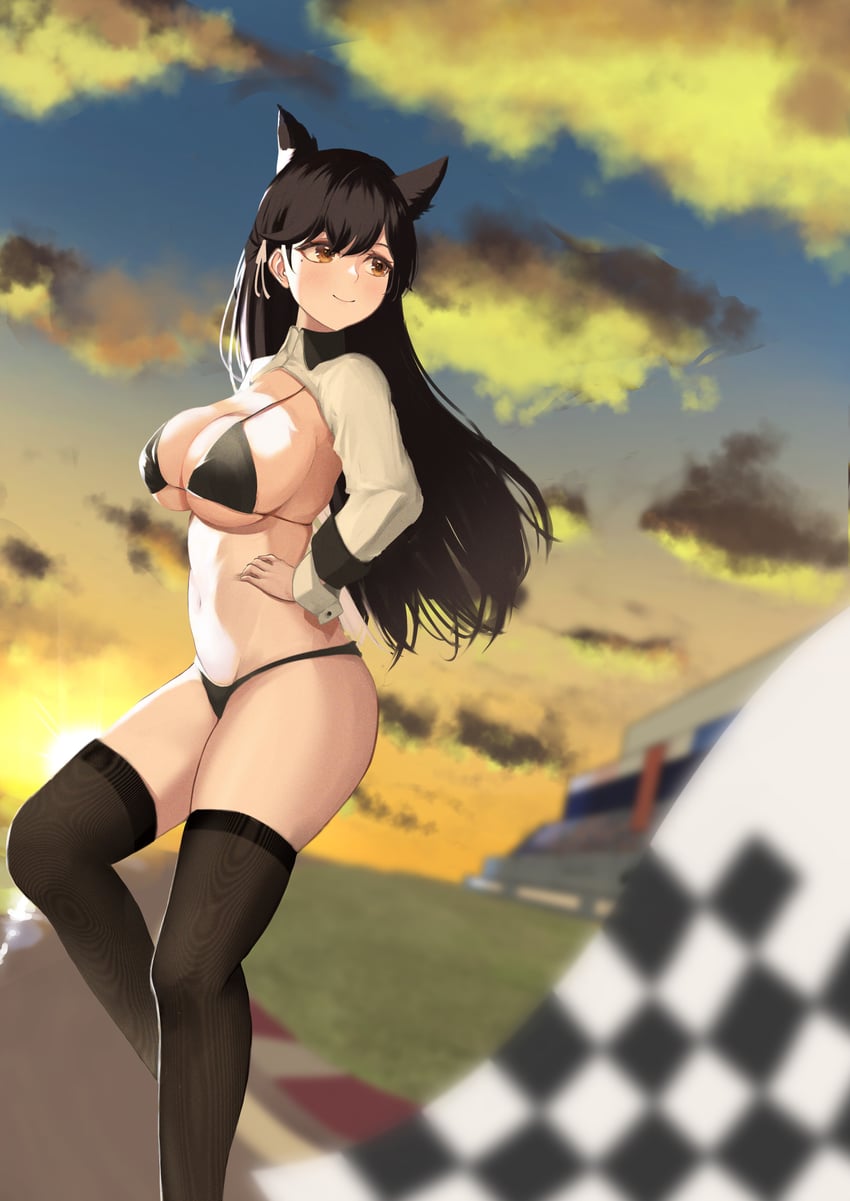 atago (azur lane) drawn by kamino22