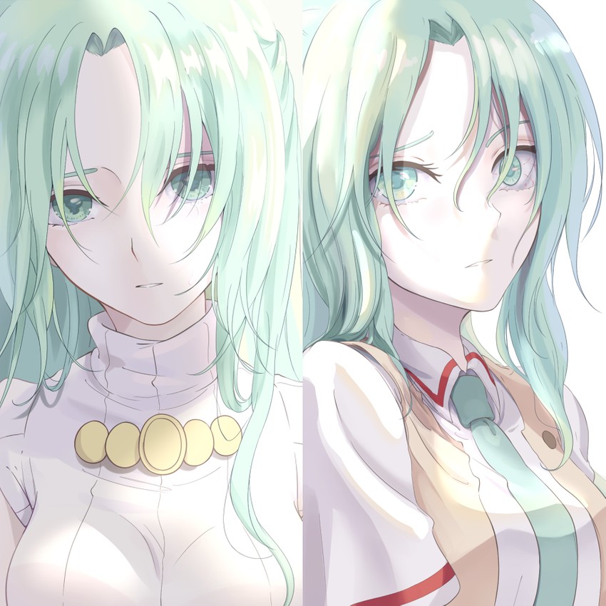 sonozaki mion and sonozaki shion (higurashi no naku koro ni) drawn by yongyue46
