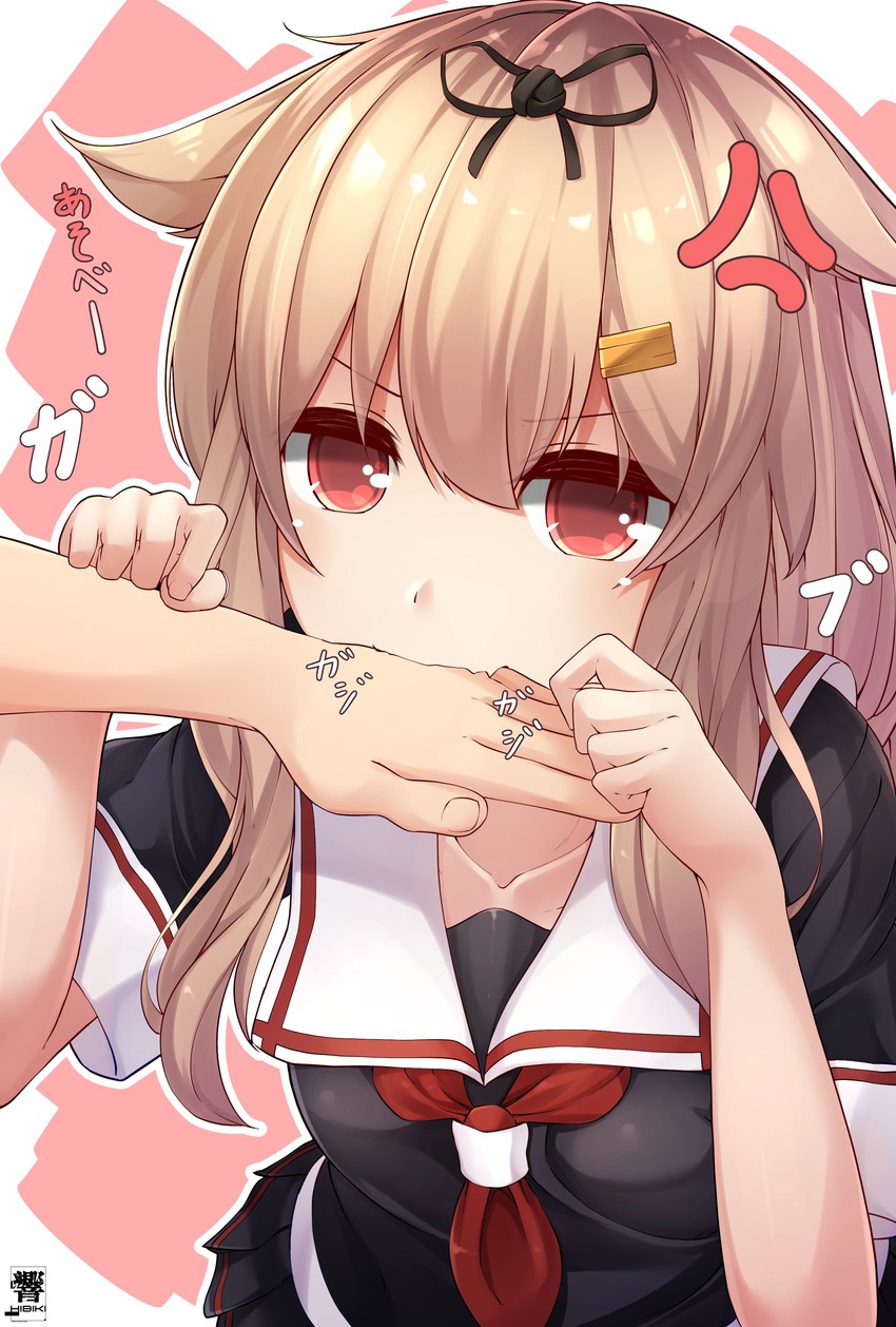 yuudachi and yuudachi kai ni (kantai collection) drawn by hibiki_(zerocodo)