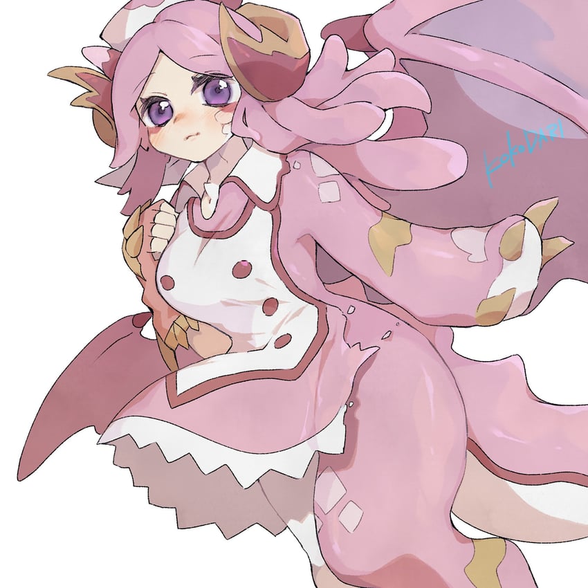 nurse dragonmaid and dragonmaid ernus (yu-gi-oh!) drawn by kokodari