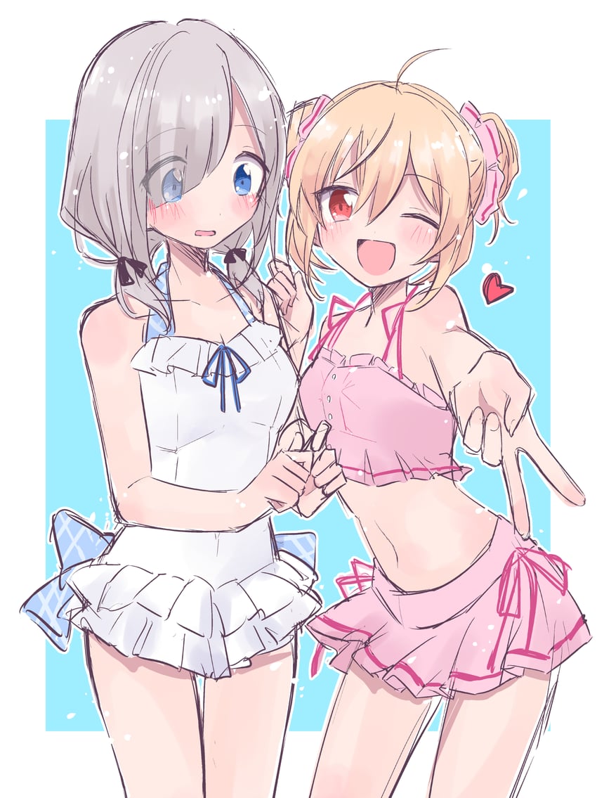 isuzu ren and ayano rika (mahou shoujo madoka magica and 1 more) drawn by ultimate_magnum