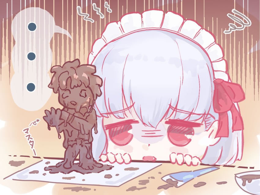 fujimaru ritsuka and kama (fate and 1 more) drawn by pobiscqcqp38813