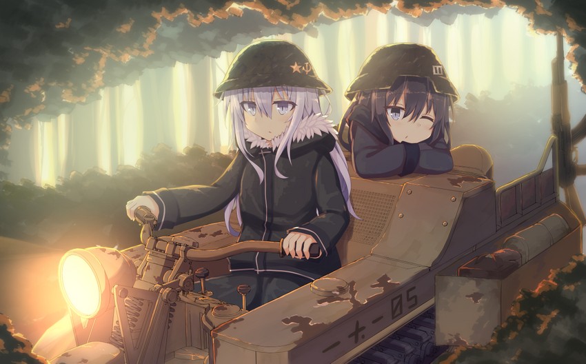 hibiki, akatsuki, verniy, chito, and yuuri (kantai collection and 1 more) drawn by lolikaku