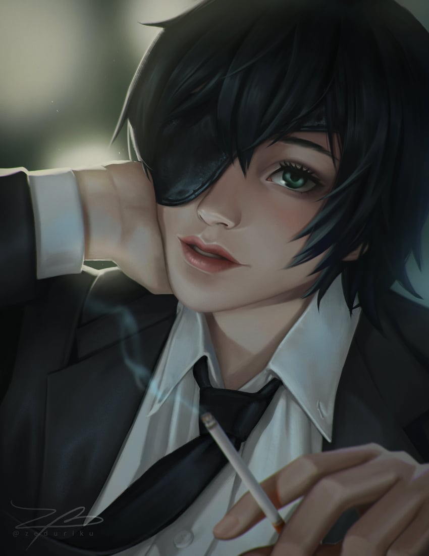 himeno (chainsaw man) drawn by zeduriku
