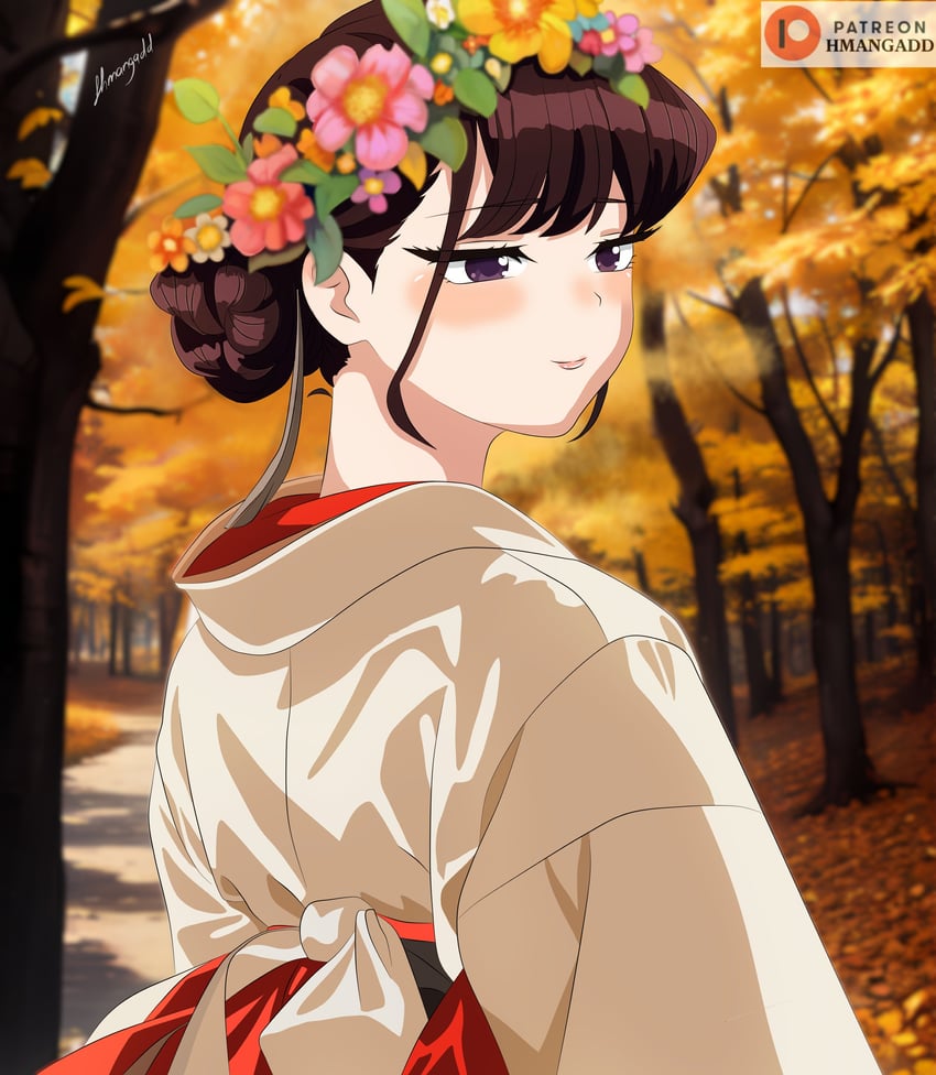 komi shouko (komi-san wa komyushou desu) drawn by hmangadd