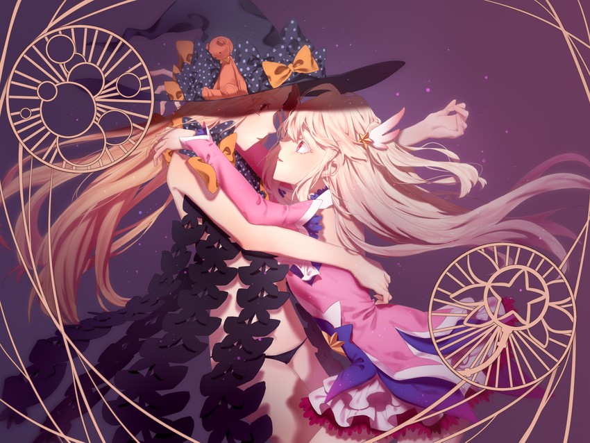 abigail williams, illyasviel von einzbern, and prisma illya (fate and 2 more) drawn by maoxian1028