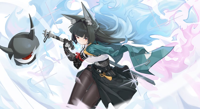 hoshimi miyabi and tailless (zenless zone zero) drawn by freeeeeeeeeee