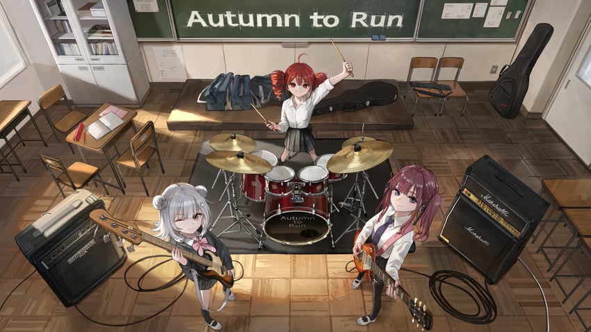 kasane teto, koharu rikka, and natsuki karin (utau and 2 more) drawn by hashimoto_kokai