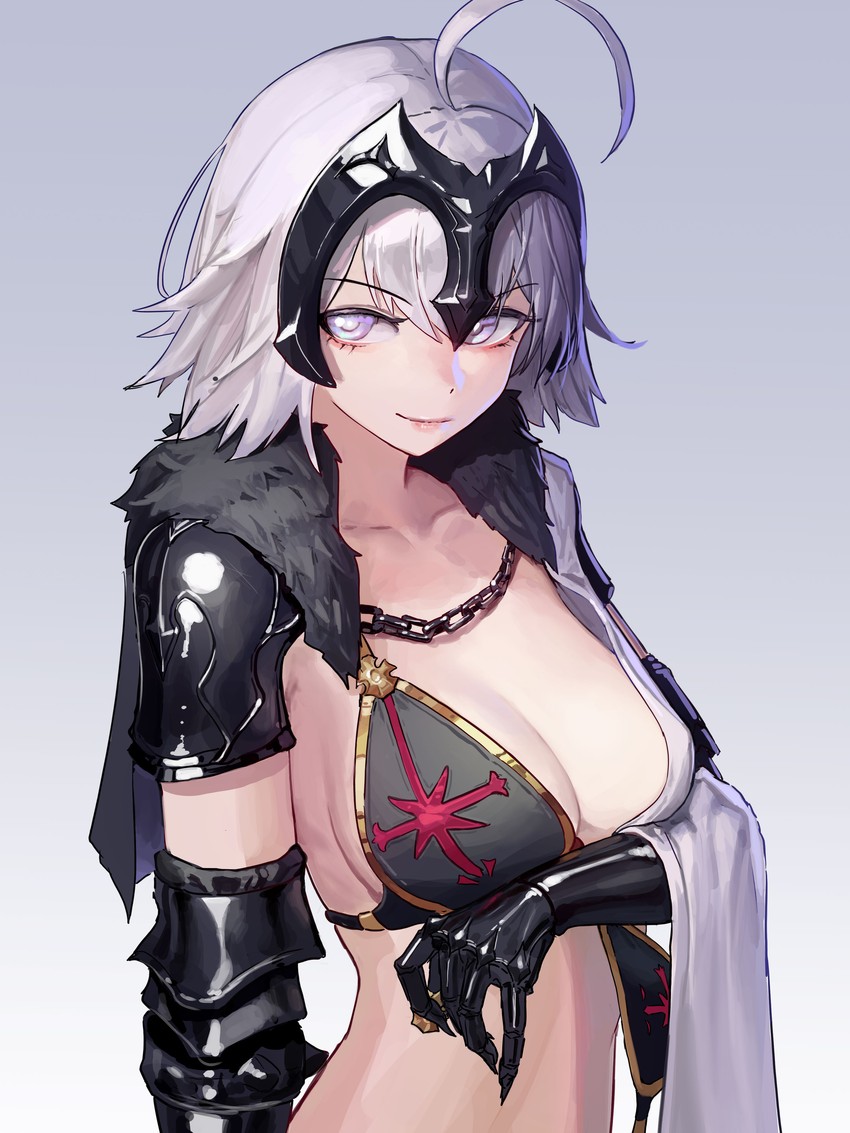 jeanne d'arc alter (fate and 1 more) drawn by mac_star