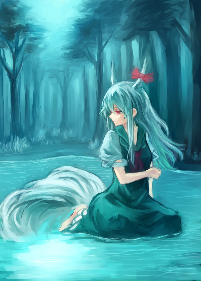 kamishirasawa keine and ex-keine (touhou) drawn by kotaro-nosuke