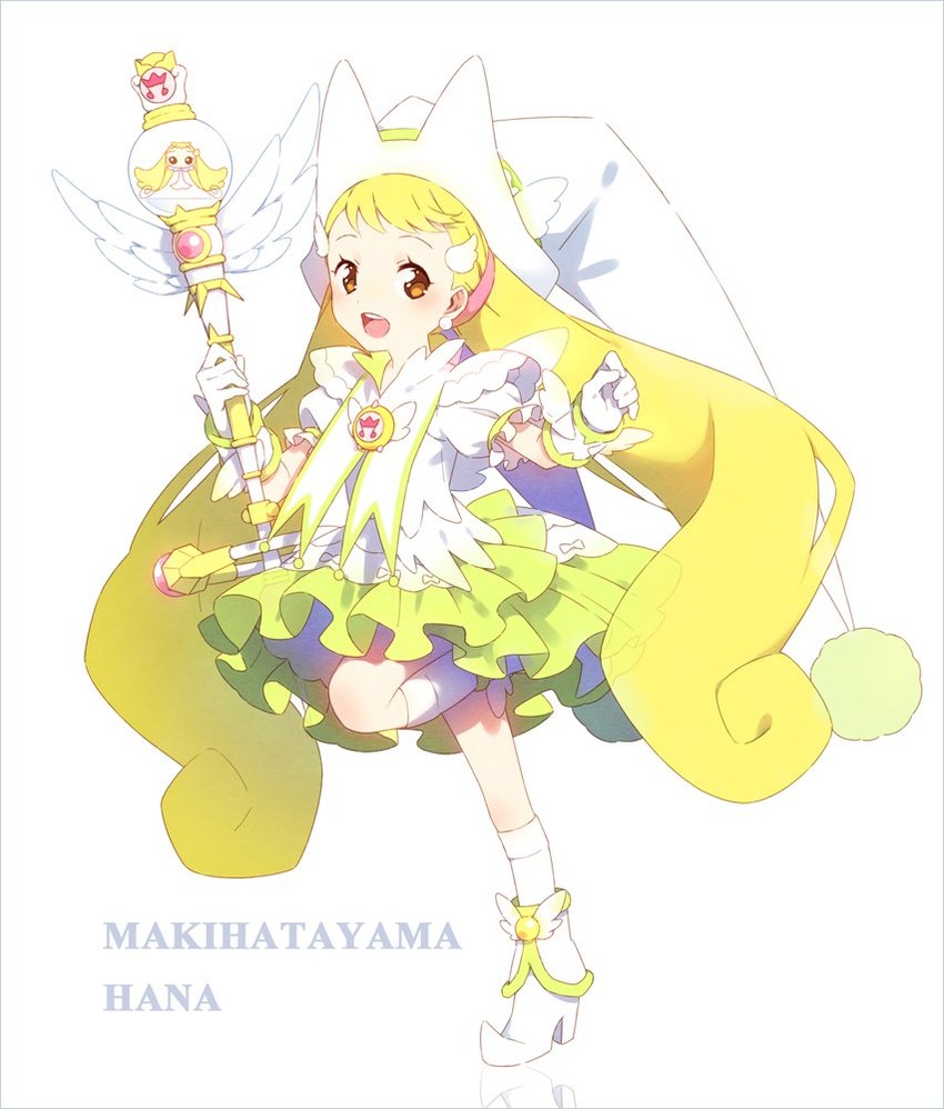 makihatayama hana and toto (ojamajo doremi) drawn by hakusai_(tiahszld)