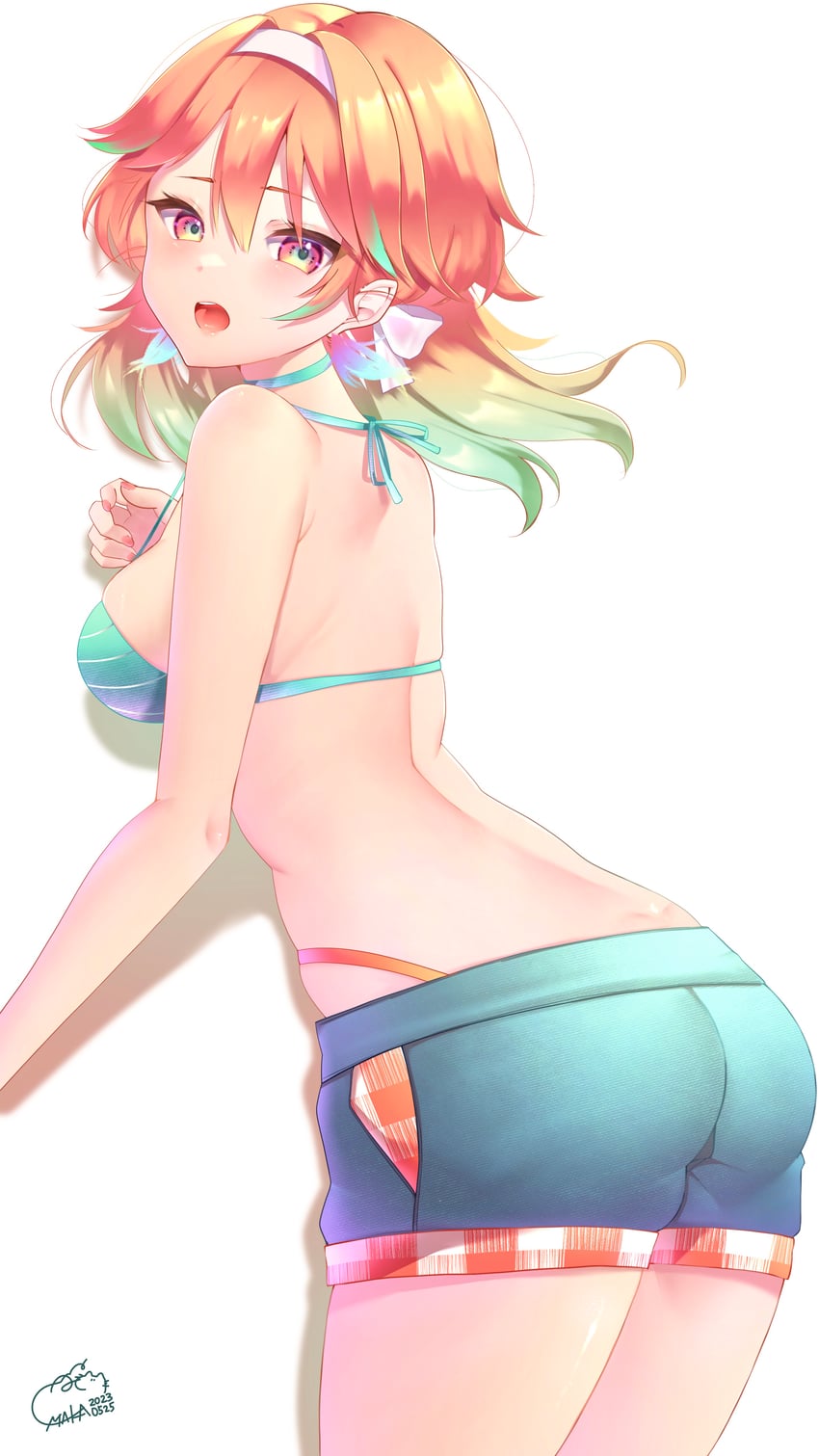 takanashi kiara (hololive and 1 more) drawn by maka_aratame