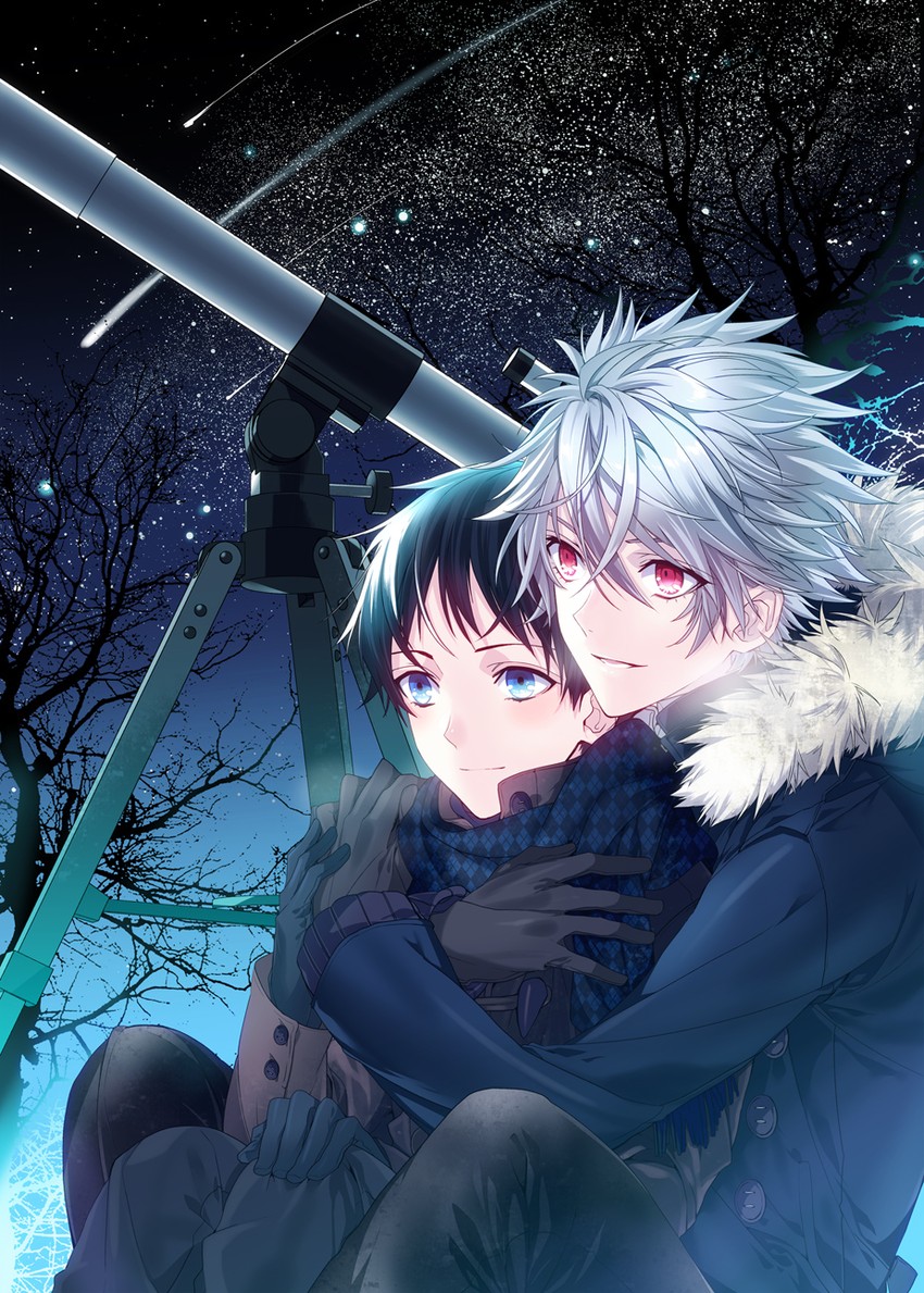 ikari shinji and nagisa kaworu (neon genesis evangelion and 1 more) drawn by ro-a