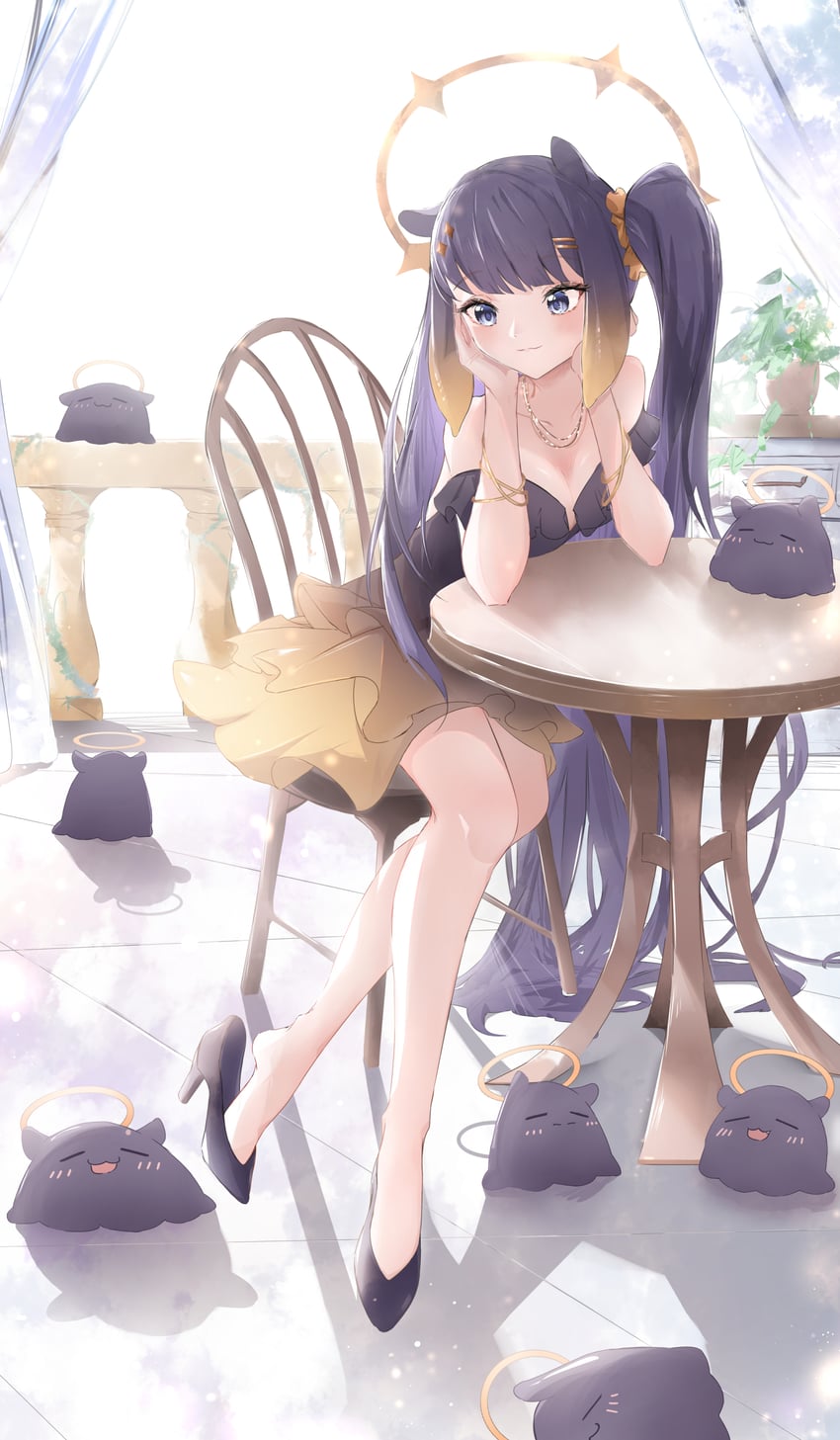ninomae ina'nis and takodachi (hololive and 1 more) drawn by elphe