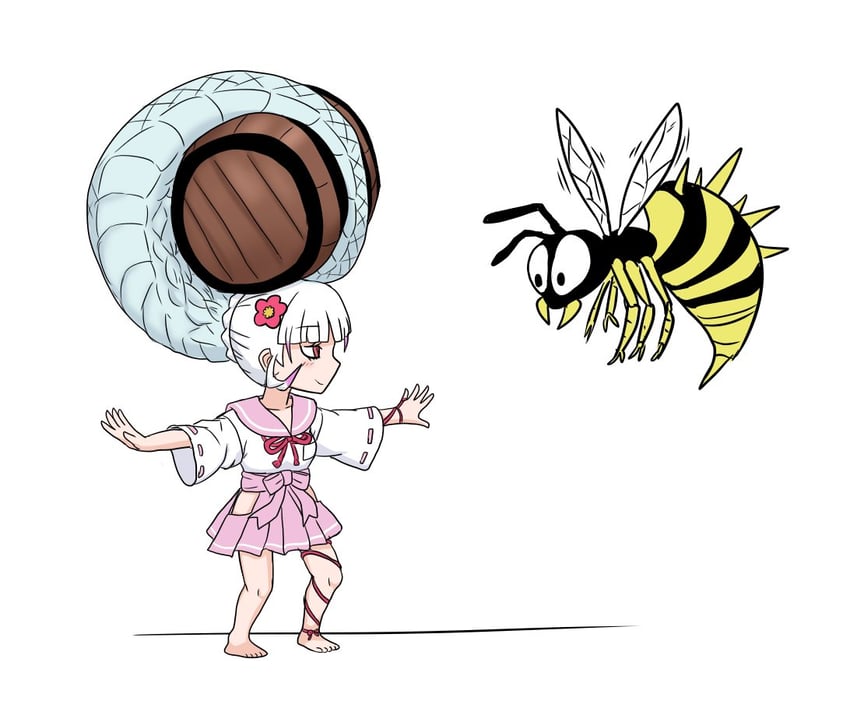 byakuda and zinger (kemono friends and 3 more) drawn by adansosutega