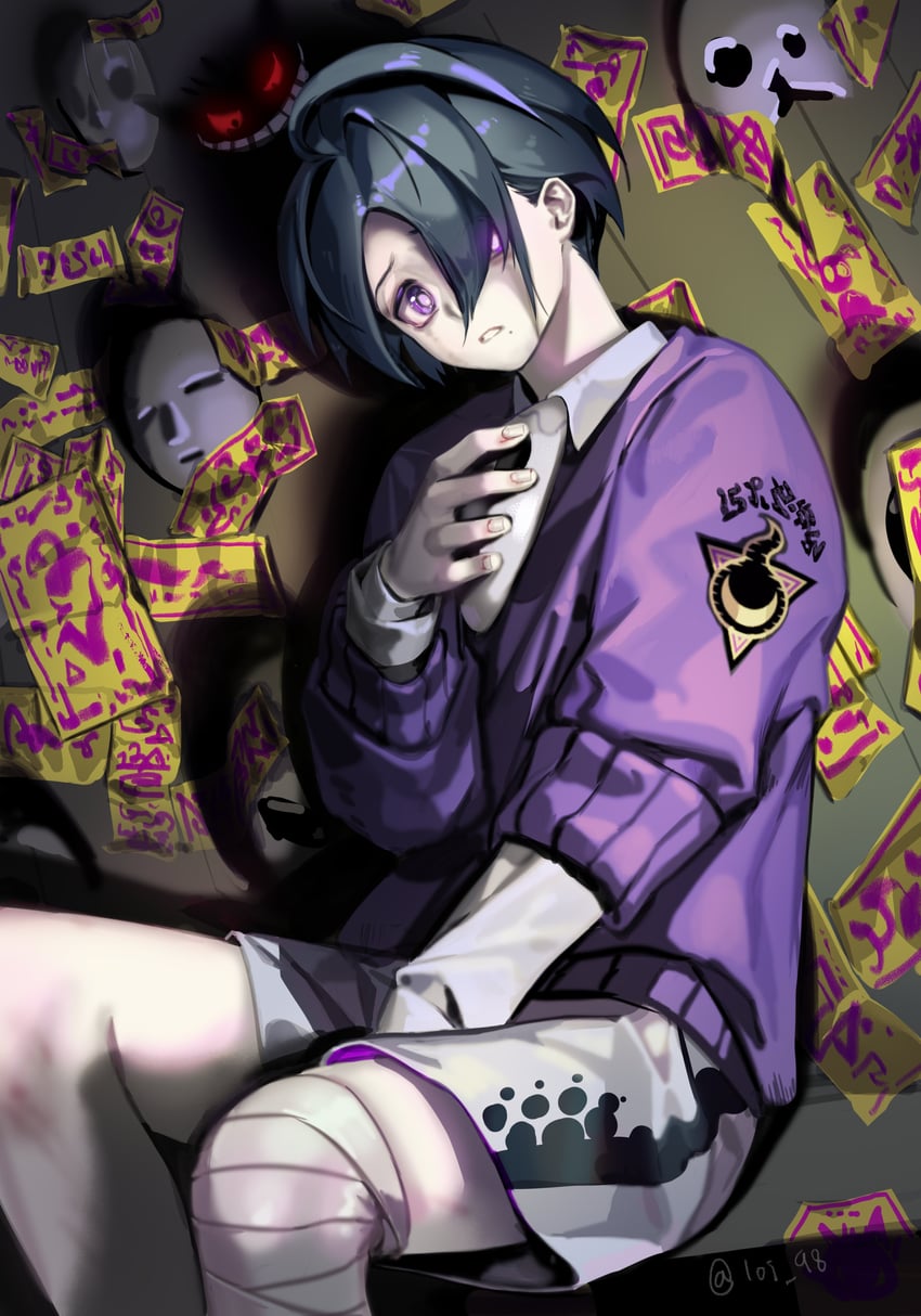 gengar and allister (pokemon and 1 more) drawn by byeolmu