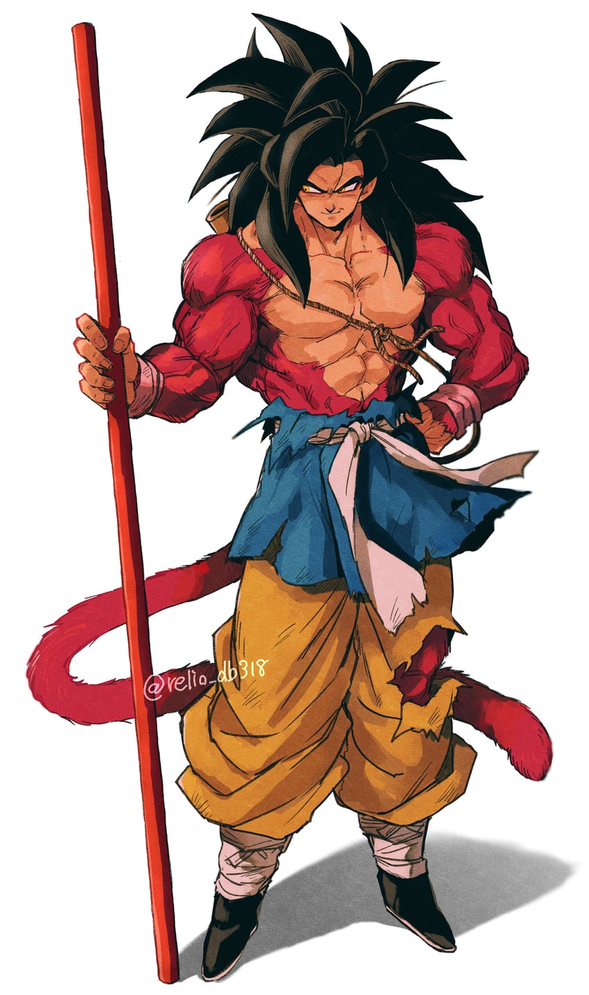 son goku (dragon ball and 1 more) drawn by relio_db318