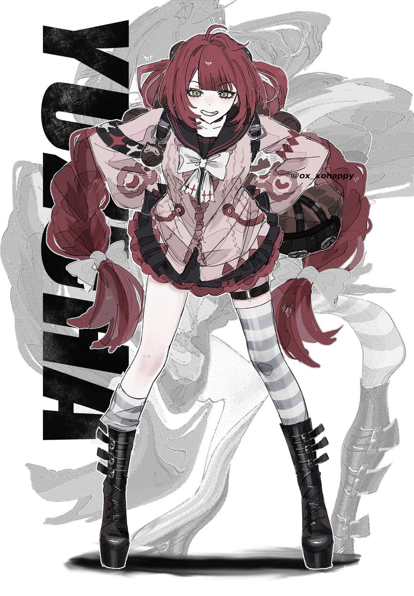 ukinami yuzuha and kama (zenless zone zero) drawn by ox_xohappy