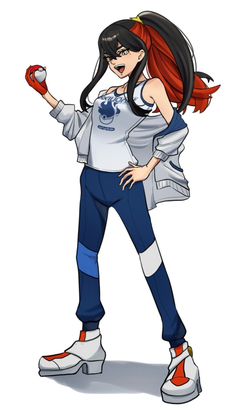 carmine (pokemon and 1 more) drawn by echizen_(n_fns17)