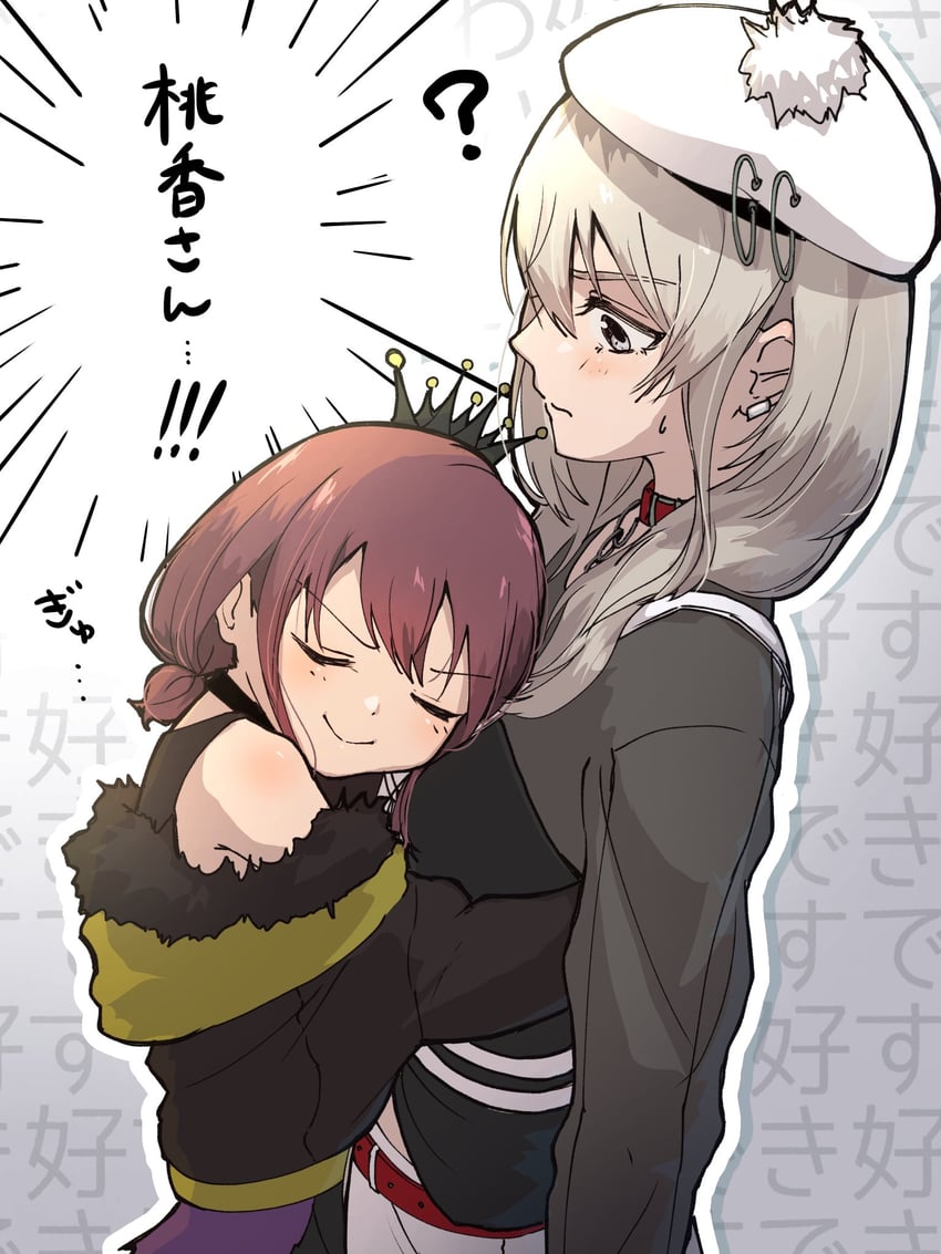 iseri nina and kawaragi momoka (girls band cry) drawn by ayataka_syumimi
