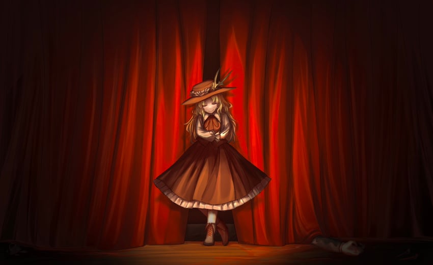 jacket girl (touhou and 1 more) drawn by there2007