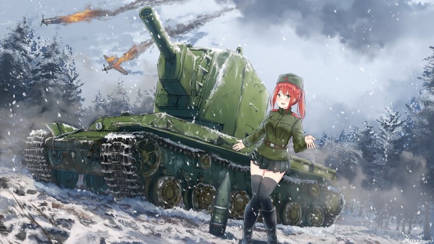 maria (original and 1 more) drawn by karo-chan