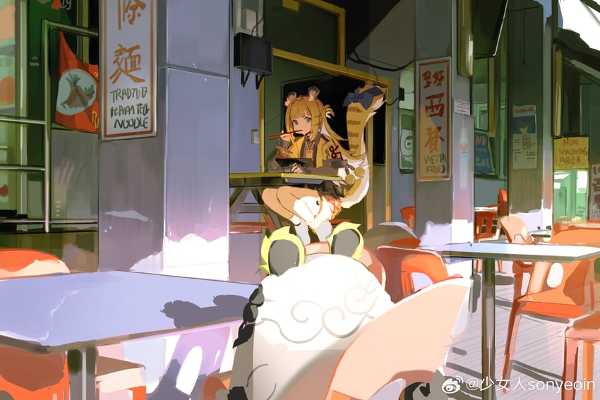 ju fufu and belion (zenless zone zero) drawn by twice12314