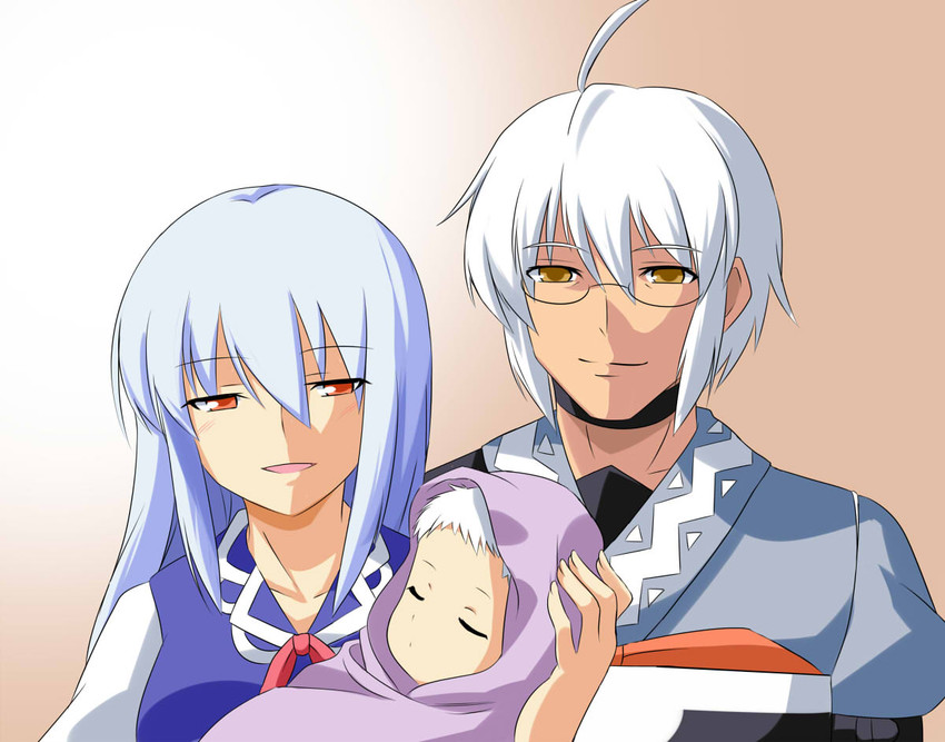 kamishirasawa keine and morichika rinnosuke (touhou and 2 more) drawn by be_(o-hoho)