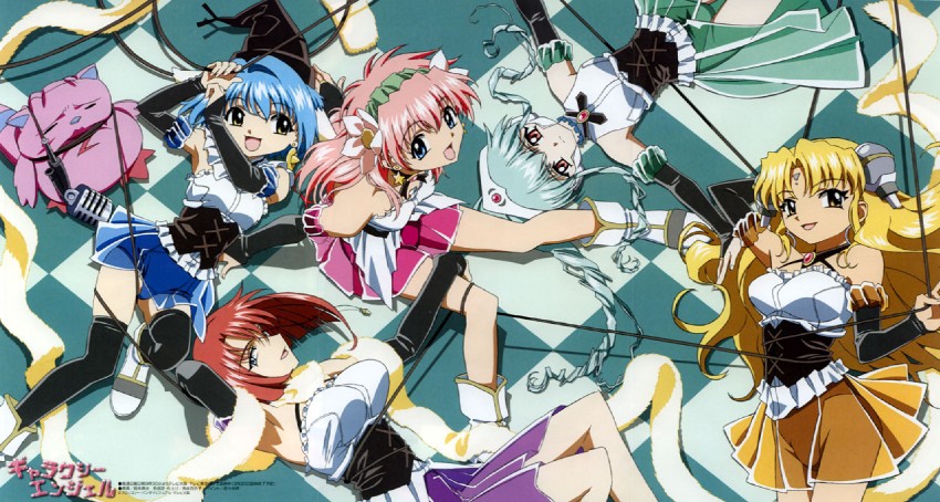 milfeulle sakuraba, mint blancmanche, ranpha franboise, forte stollen, vanilla h, and 1 more (galaxy angel)