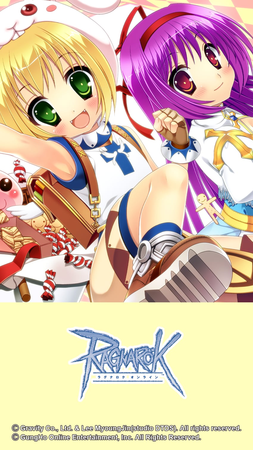 arch bishop, poring, and super novice (ragnarok online) drawn by minatsuki_alumi