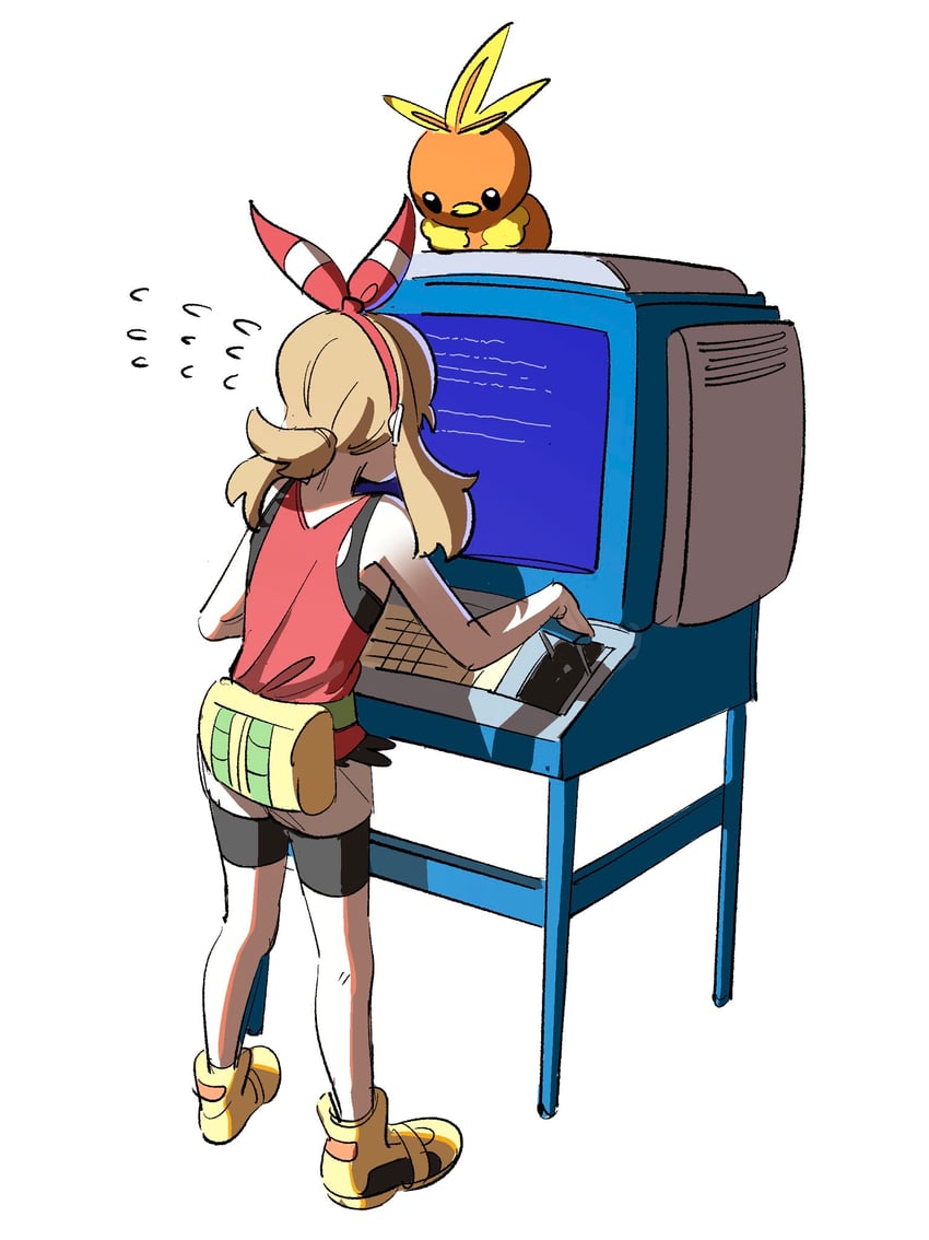 may and torchic (pokemon and 1 more) drawn by vpfjfevol