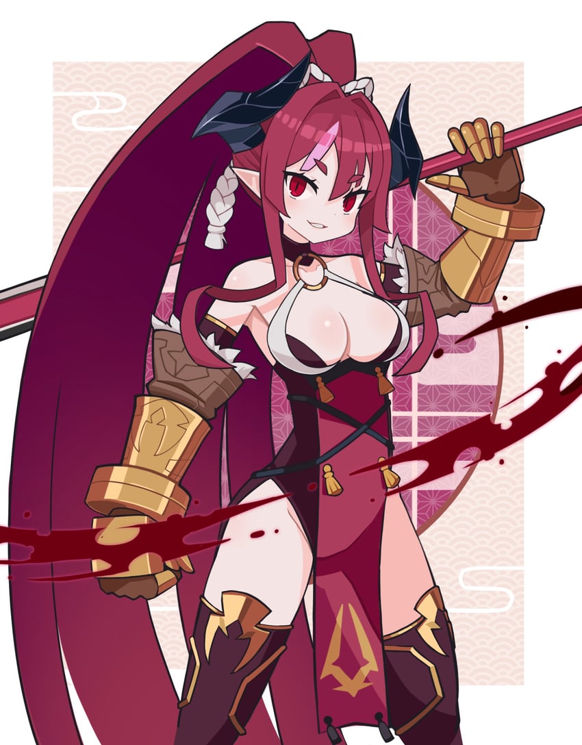 higan zesshousai (disgaea and 1 more) drawn by suaman