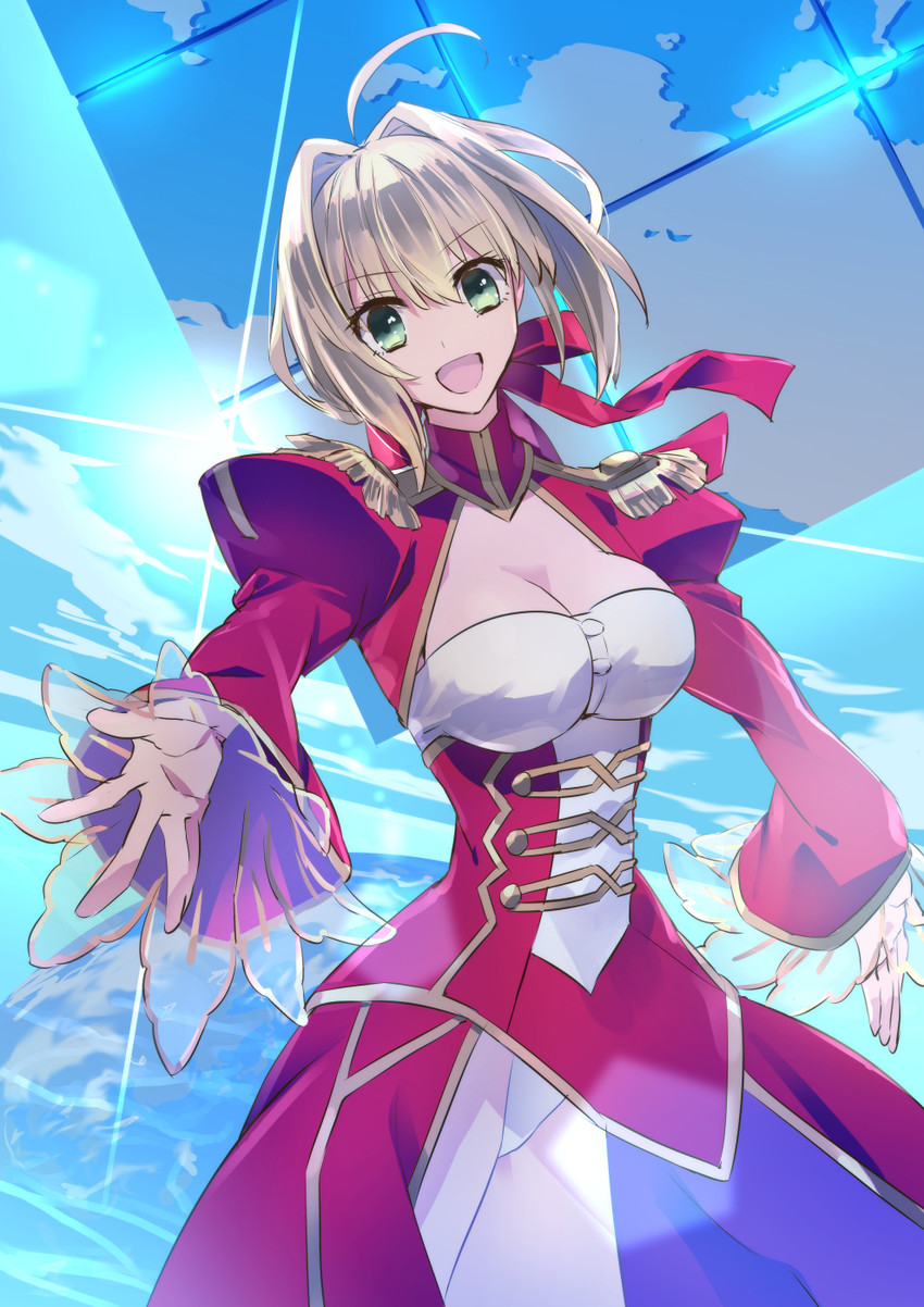 nero claudius (fate and 2 more) drawn by kon_manatsu