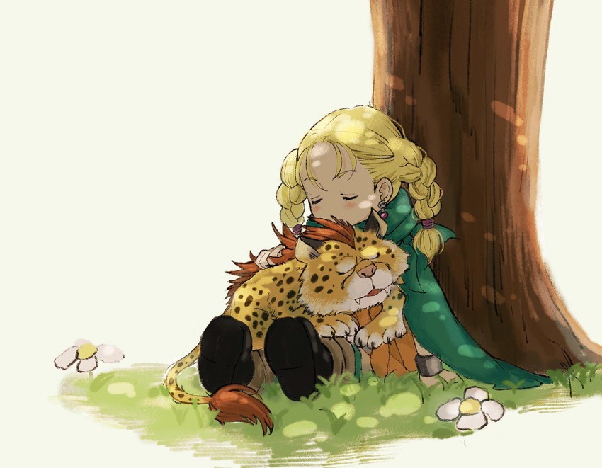 bianca and borongo (dragon quest and 1 more) drawn by sako_(35s_00)
