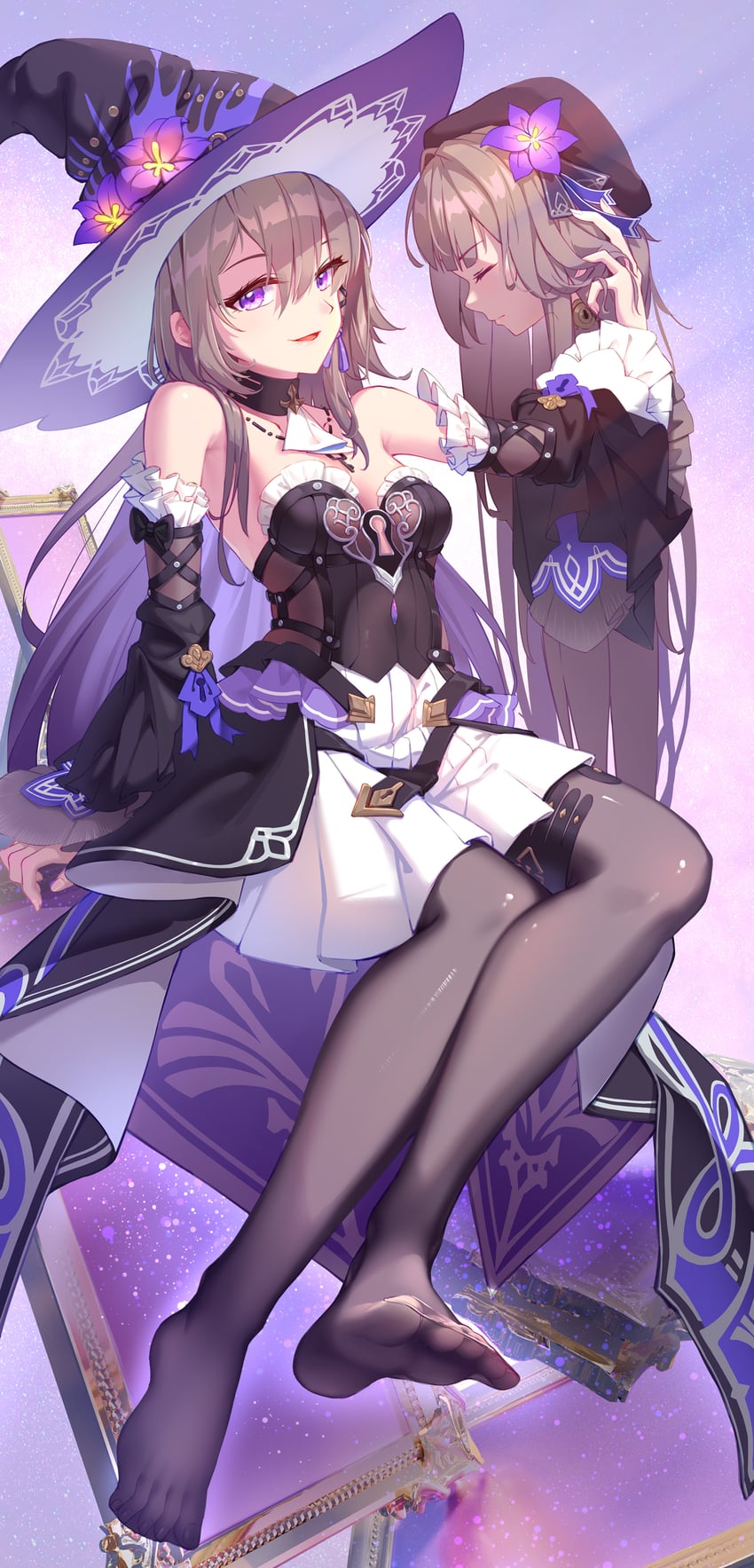herta and the herta (honkai and 1 more) drawn by feng_(zflpyj456852)