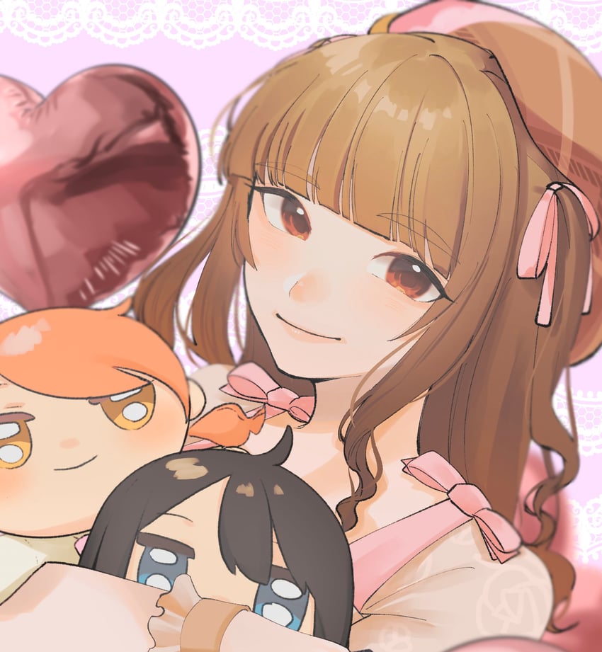 shibuya rin, hojo karen, and kamiya nao (idolmaster and 1 more) drawn by bishi_a_(b_a1210)