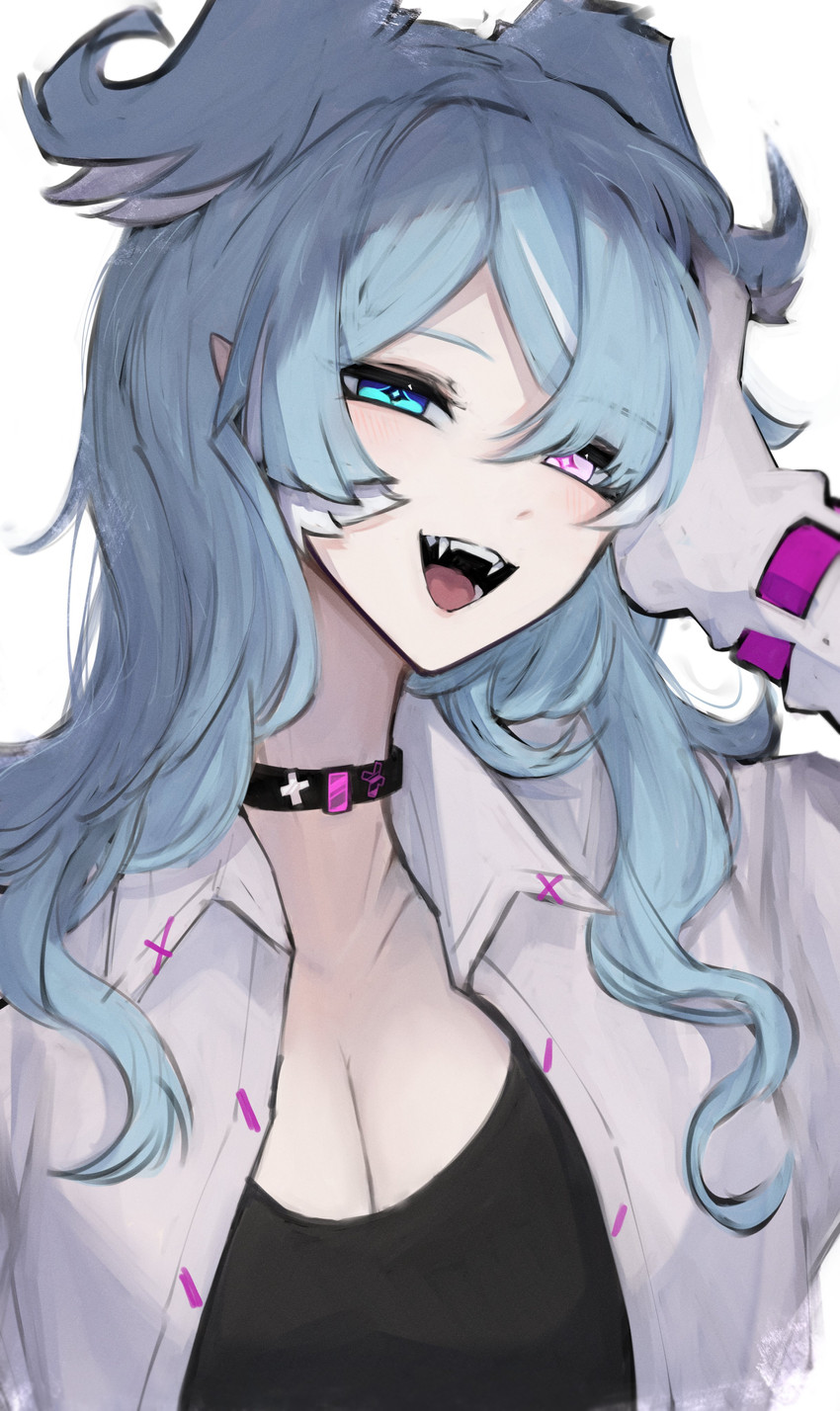 elira pendora (nijisanji and 1 more) drawn by daiishori